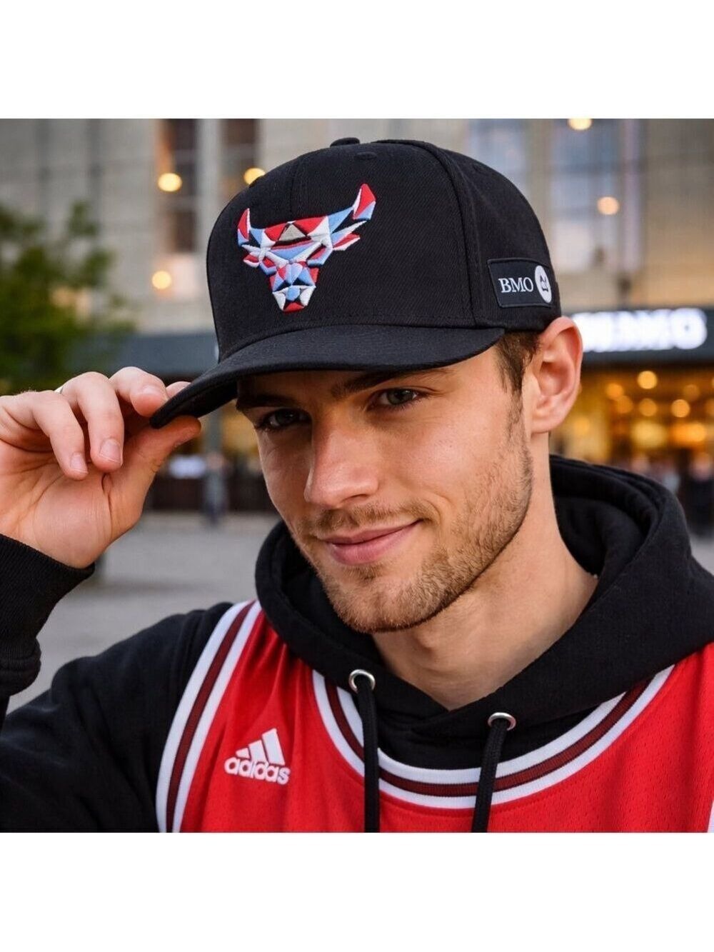 Chicago Bulls Snapback – Melonwear | Black Multi-Color Logo | BMO Side Patch